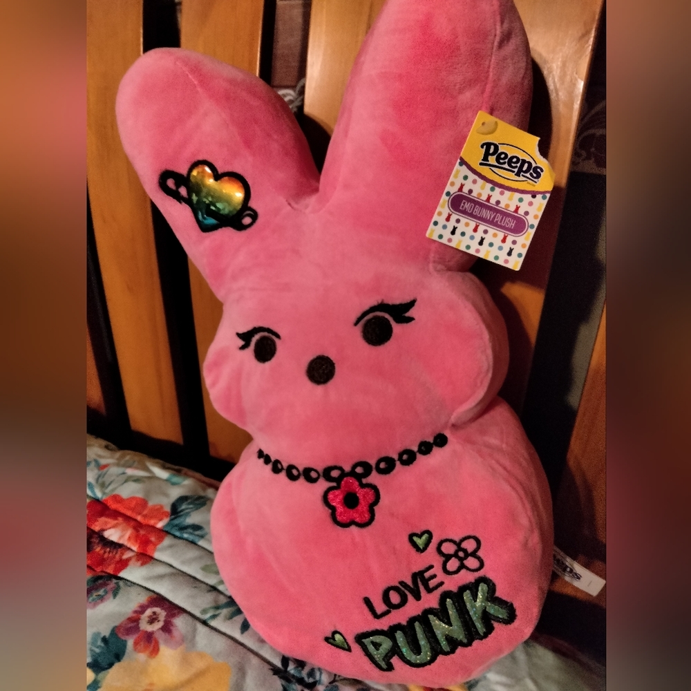 Bunny peep plushie